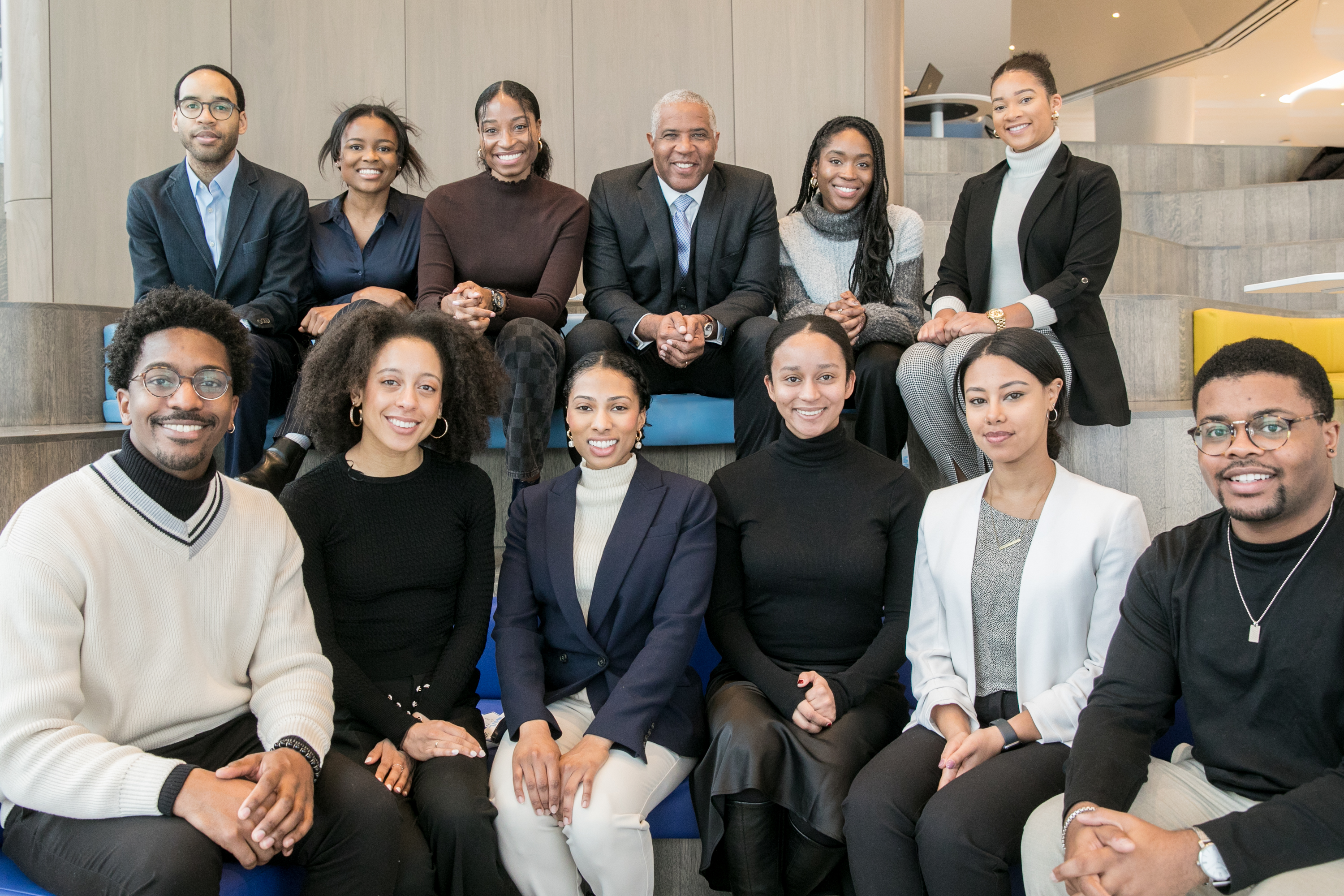 Robert F. Smith ’94 meets with the Robert Smith Scholars