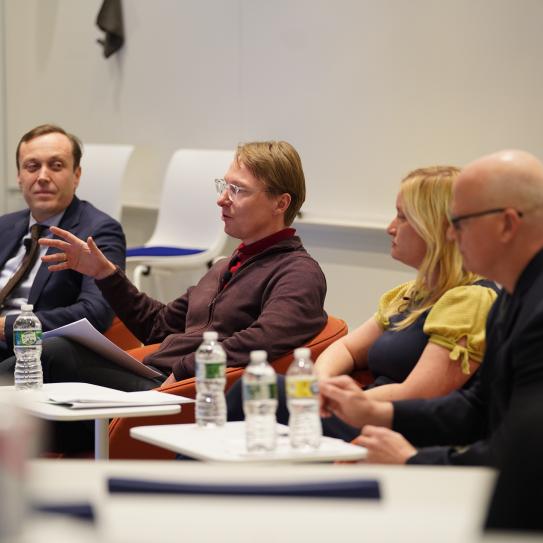 A panel discussion at Columbia Business School