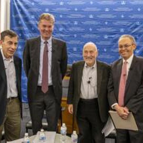 Daniel Shaviro, Stephen Eilers, Joseph Stiglitz and Jesse Green.