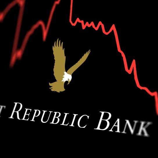 First Republic Bank logo and market reaction