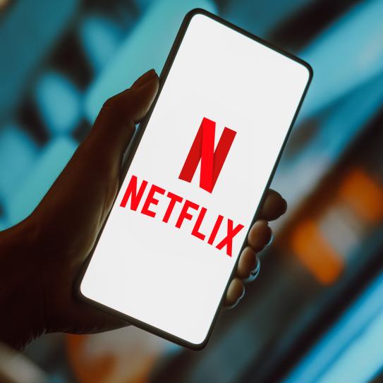 Netflix on a phone